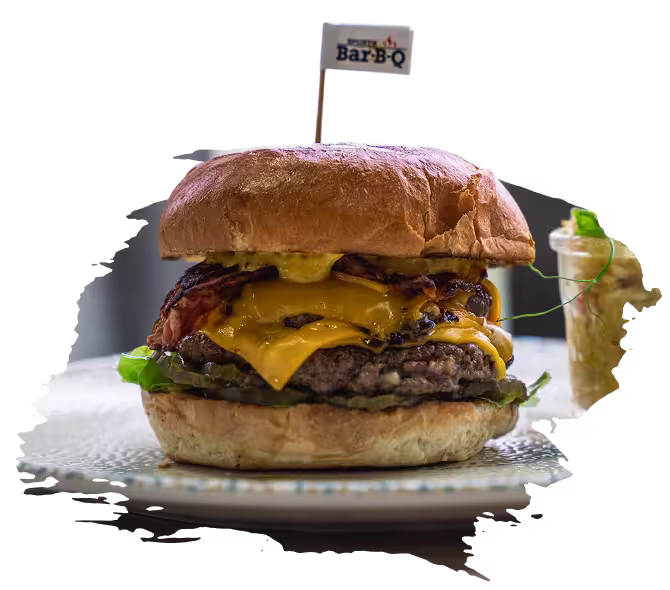 Najlepszy burger w Rzeszowie w restauracji Sports Bar-B-Q.